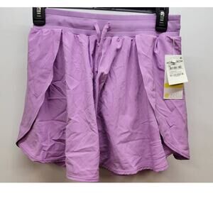 Zella Girls Purple Spectre Flexible High Waist Flowy Skort Size XL (14/16)